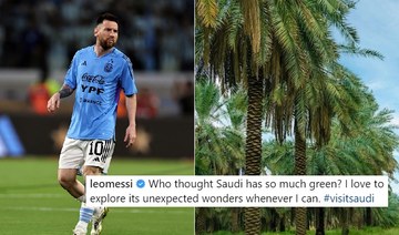Football legend Lionel Messi celebrates Saudi Arabia’s ‘unexpected wonders’ and nature