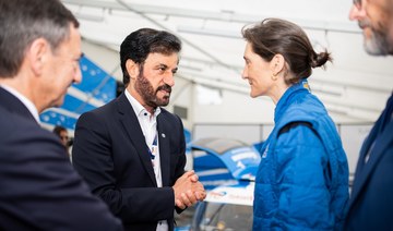 FIA President Mohammed Ben Sulayem with French Minister of Sports Amelie Oudea-Castera. (FIA)