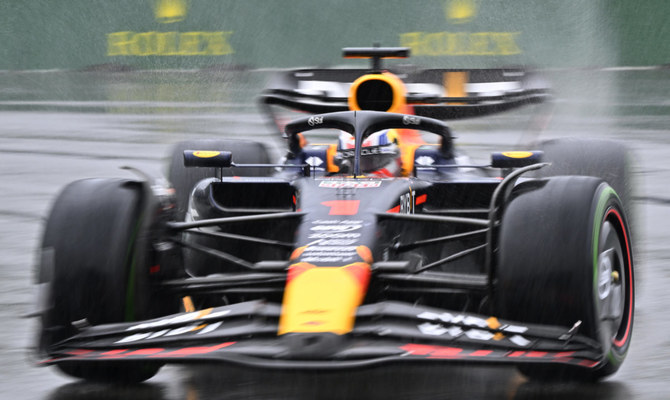 Verstappen wins pole in Canada on wet track as he chases Senna in win column