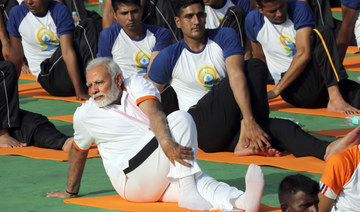 Indian Prime Minister Modi showcases yoga and his country’s cultural diplomacy on the UN lawn