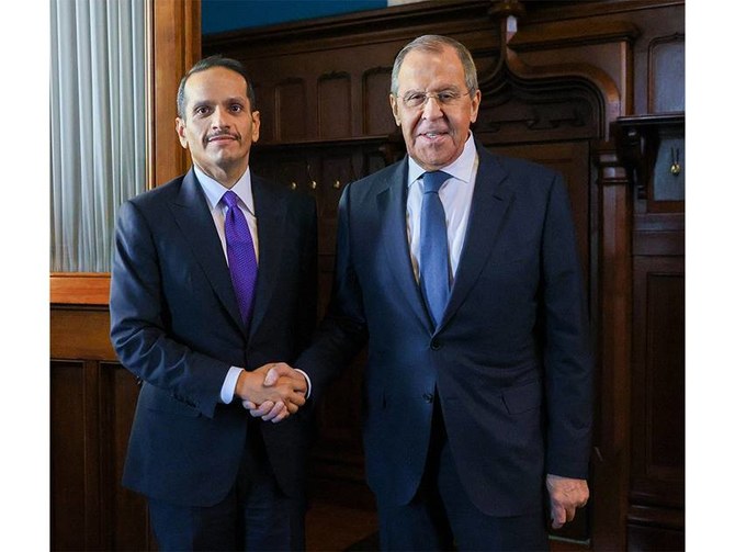 Qatar prime minister, Russian FM discuss bilateral relations, international issues